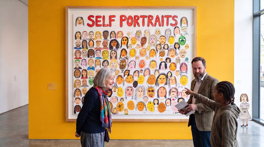 Collective Self-Portraits — exhibition view