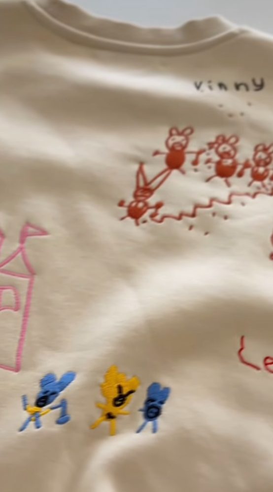 their handwriting, kept